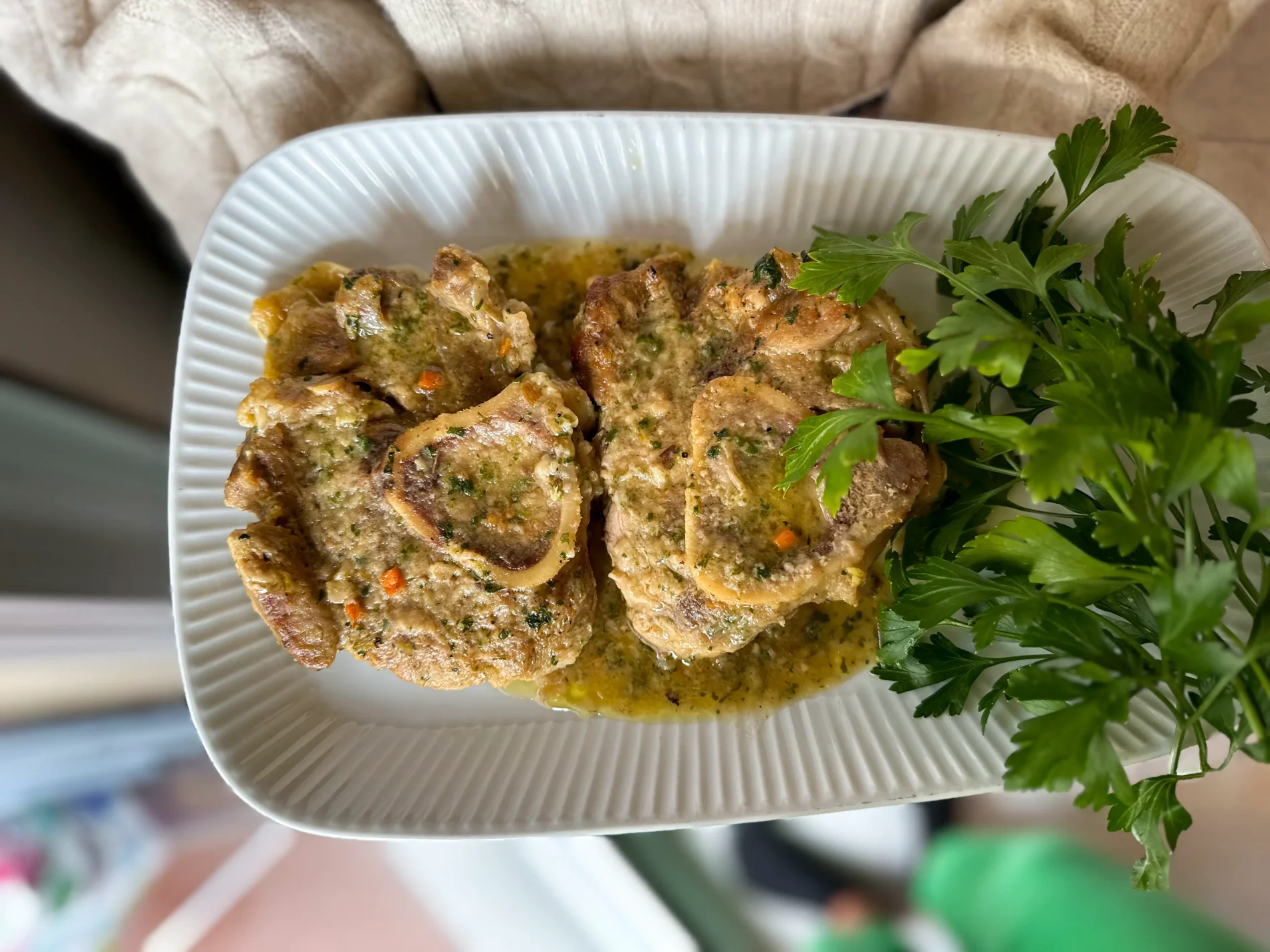 OSSIBUCHI CON POLENTA GIALLA
